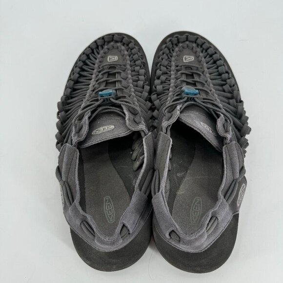 Keen UNeek Gray Outdoor Corded Slip On Adjustable Hiking Waterproof 14 Beach San - Picture 4 of 6